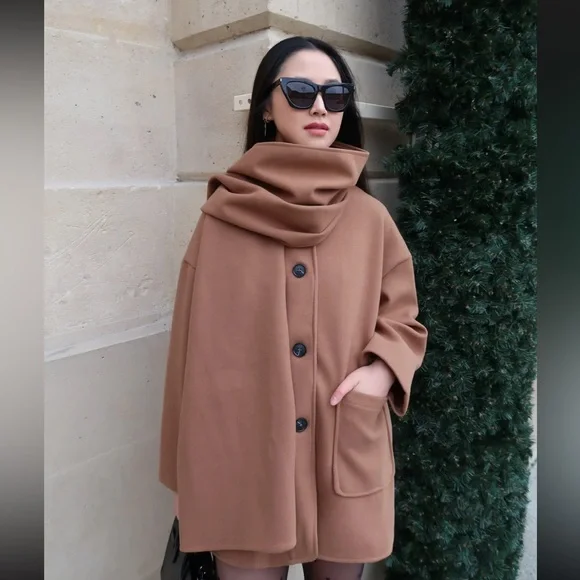 MADE IN ITALY BEAUTIFUL JACKET WRAP SHAWL - Picture 3 of 4